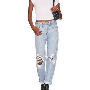 Agolde 90’s Mid Rise Loose Fit Jean in Fallout size 24.
